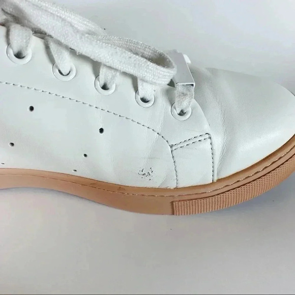Aldo White Leather Sneaker - Picture 6 of 8